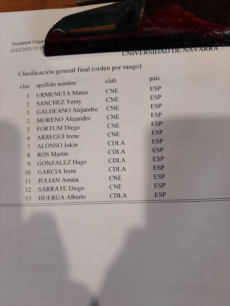 Jornada de Juegos Deportivos de Navarra de espada